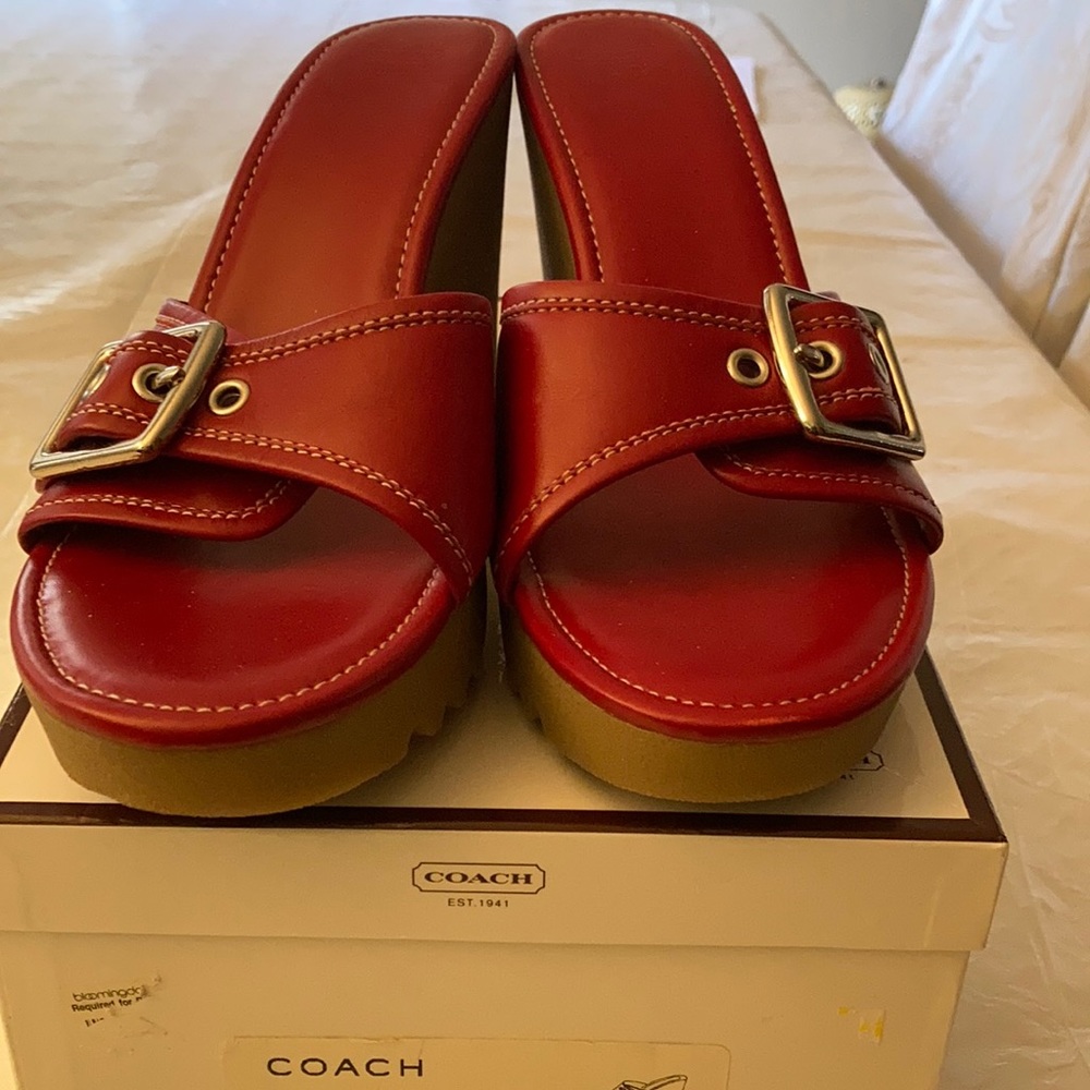 COACH sandals NWBox, 8.5